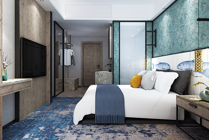 香庭花海酒店单人间