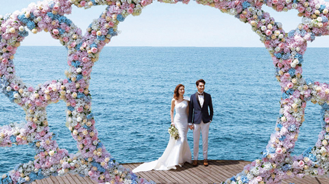  ALLOVE岛花海婚礼